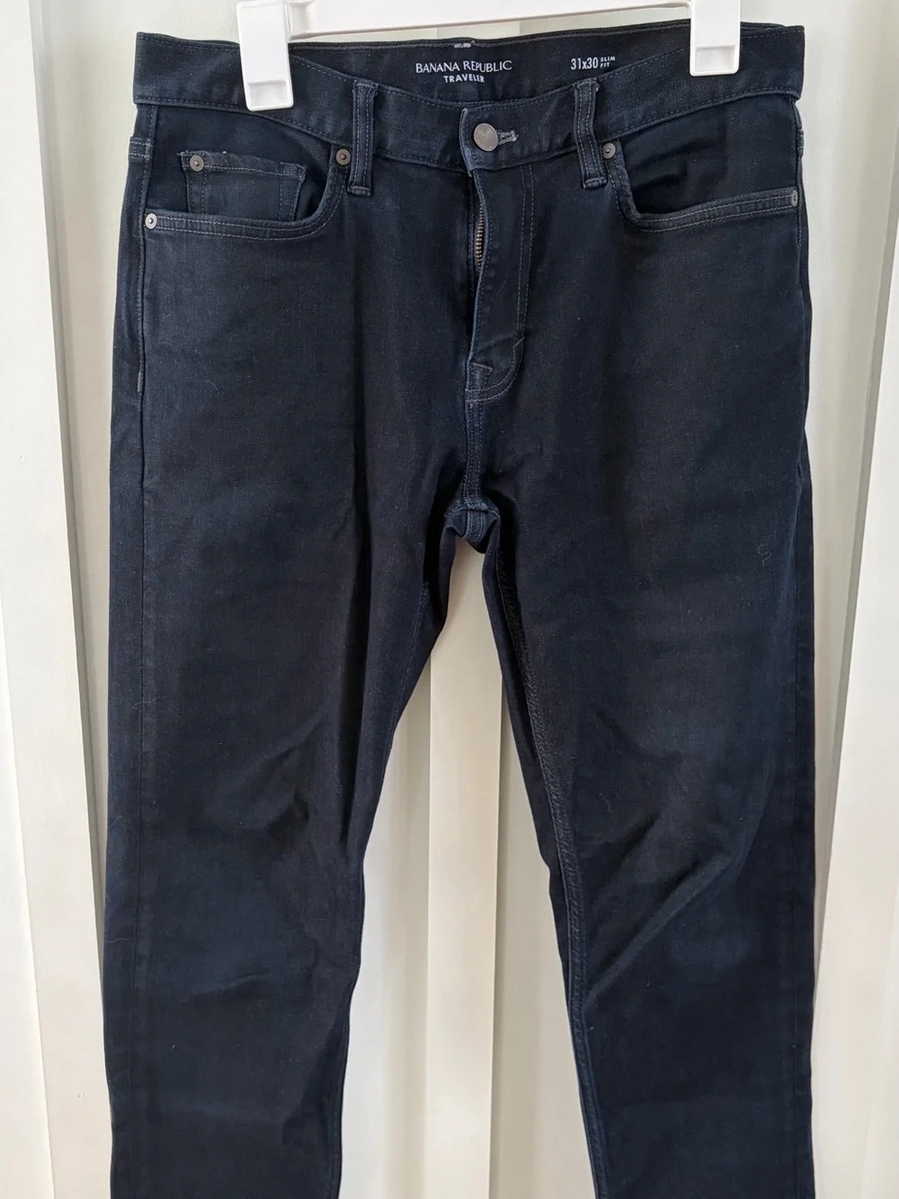 Banana Republic Men's Slim Straight Dark Blue Jeans | Size 31 x 30 | Excellent